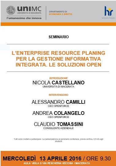 PER LA GESTIONE INFORMATIVA INTEGRATA. LE SOLUZIONI OPEN